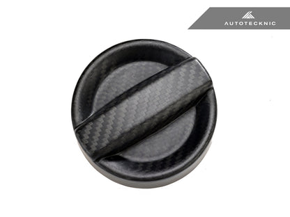 AutoTecknic Dry Carbon Competition Oil Cap Cover - E82 1-Series - Graveyard Performance