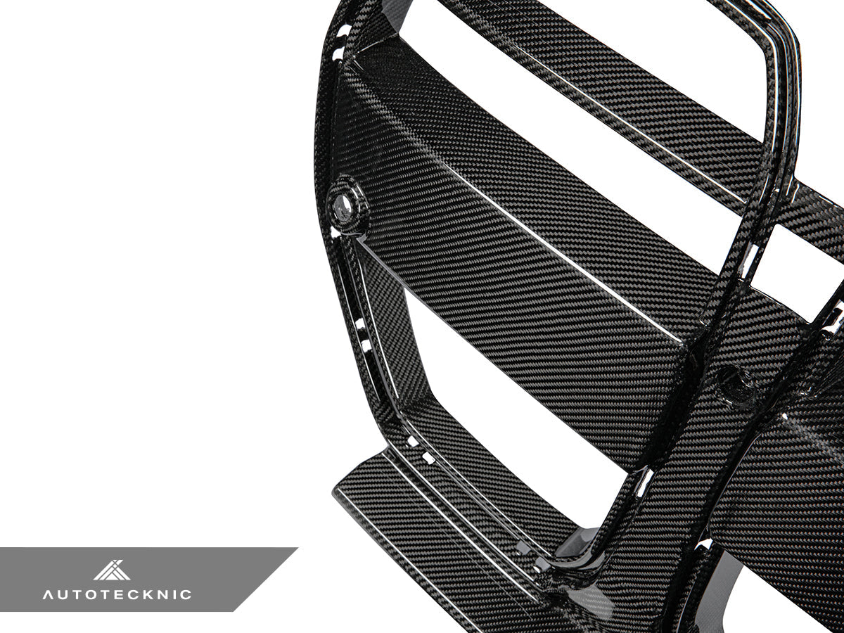 AutoTecknic Dry Carbon Motorsport V2 Front Grille - G80 M3 | G82/ G83 M4 - Graveyard Performance