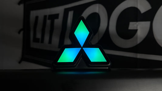 Lit Logos Diamonds Grill Badge | Lancer, Eclipse, and more! - Graveyard Performance