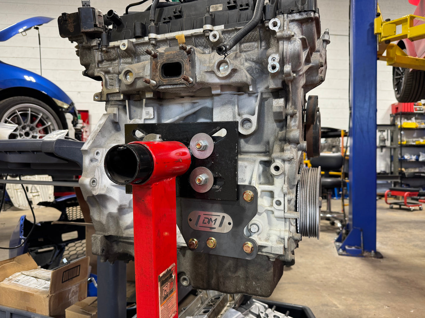 Ford Ecoboost Engine Stand Plate available at Damond Motorsports