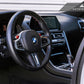 AutoTecknic Replacement Carbon Steering Wheel Top Cover - F90 M5