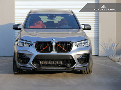 AutoTecknic Dry Carbon Fiber Bumper Trim - F97 X3M | F98 X4M Pre-LCI - Graveyard Performance