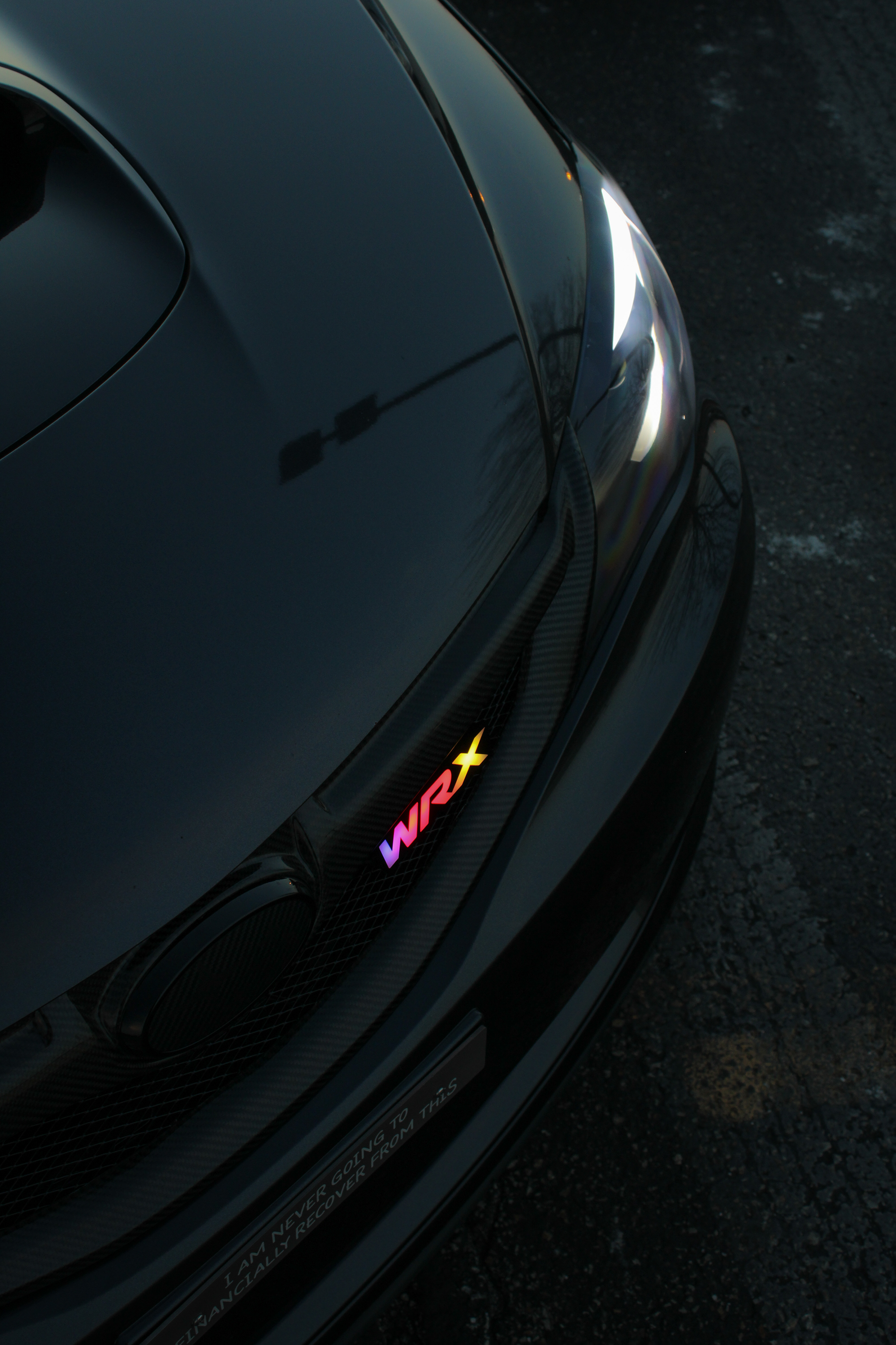 Lit Logos WRX Grill Badge | 2000-2024+ WRX - Graveyard Performance