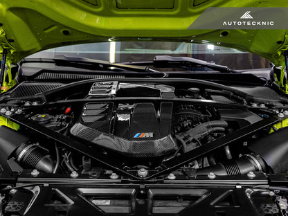 AutoTecknic Dry Carbon Fiber Engine Cover - G80 M3 | G82/ G83 M4 - Graveyard Performance