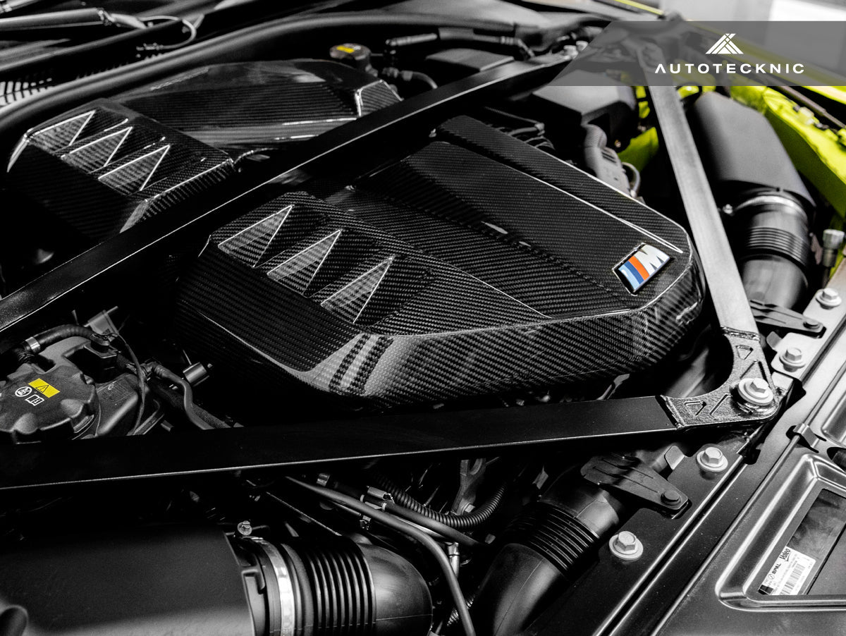 AutoTecknic Dry Carbon Fiber Engine Cover - G87 M2 - Graveyard Performance