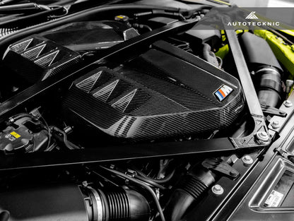 AutoTecknic Dry Carbon Fiber Engine Cover - G87 M2 - Graveyard Performance