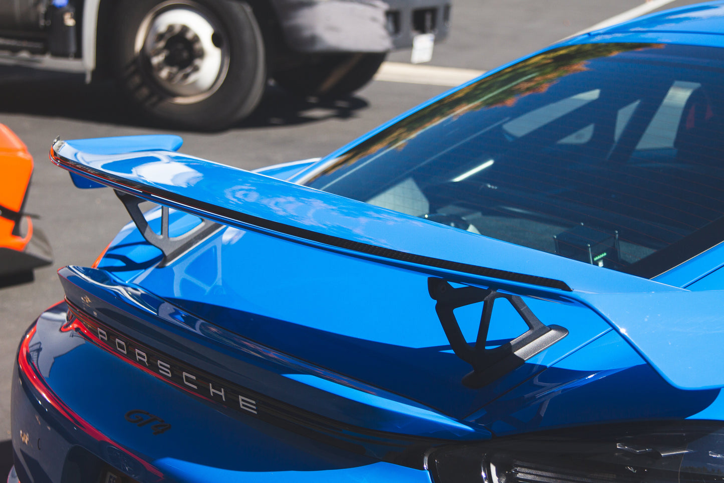 APR Performance Porsche 718 Cayman GT4 Carbon Fiber Gurney Flap 2020 - 2023