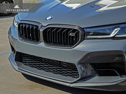 AutoTecknic Replacement Dry Carbon Grille Surround - F90 M5 LCI - Graveyard Performance