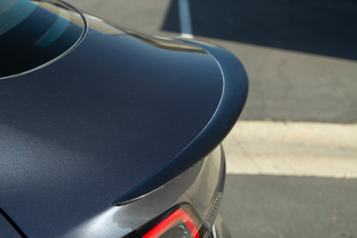 Garage Sale - Carbon Fiber Rear Deck Spoiler Tesla Model 3 2017 - 2023