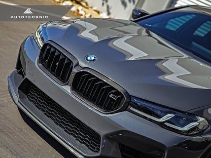 AutoTecknic Replacement Dry Carbon Grille Surround - F90 M5 LCI - Graveyard Performance