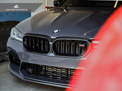 AutoTecknic Replacement Dry Carbon Grille Surround - F90 M5 LCI - Graveyard Performance