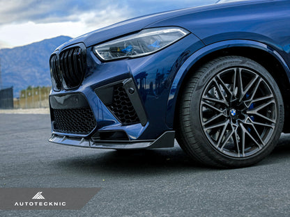 AutoTecknic Performance Dry Carbon Front Lip Set - F95 X5M