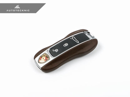 AutoTecknic Leather Key Remote Trim - Porsche - Graveyard Performance