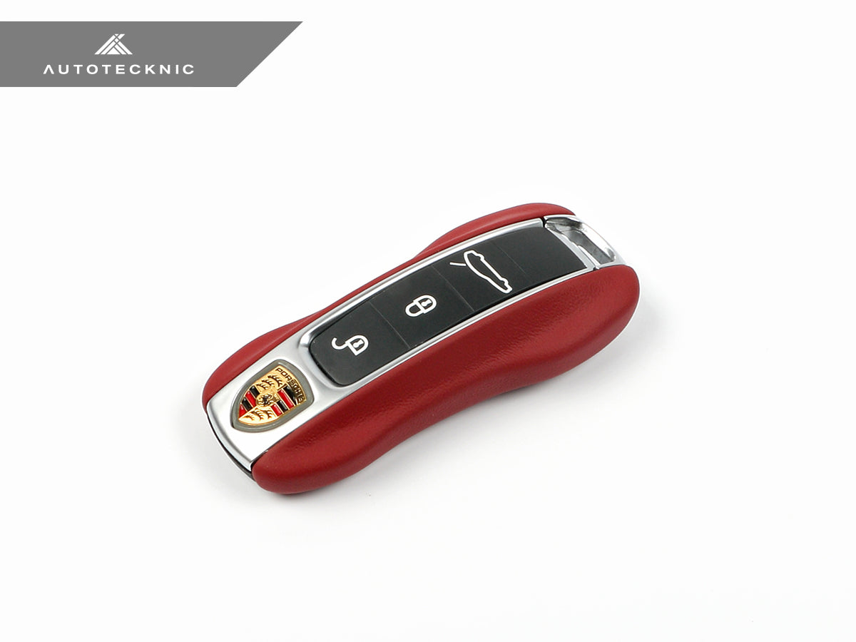 AutoTecknic Leather Key Remote Trim - Porsche - Graveyard Performance