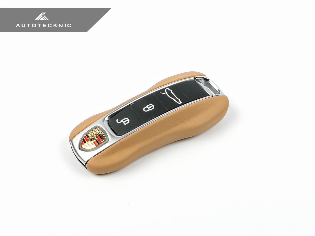 AutoTecknic Leather Key Remote Trim - Porsche - Graveyard Performance