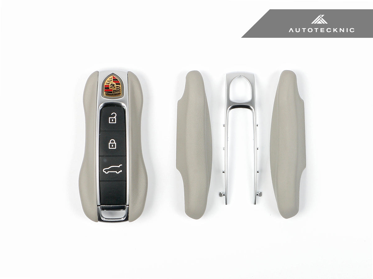 AutoTecknic Leather Key Remote Trim - Porsche - Graveyard Performance
