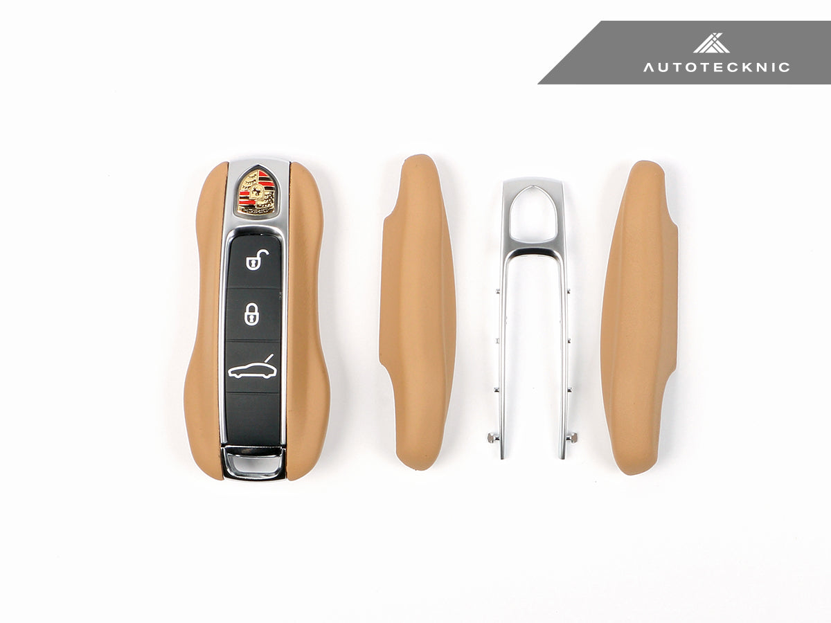 AutoTecknic Leather Key Remote Trim - Porsche - Graveyard Performance