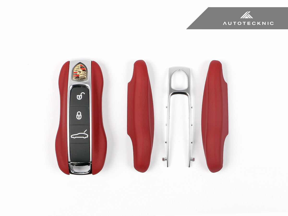 AutoTecknic Leather Key Remote Trim - Porsche - Graveyard Performance