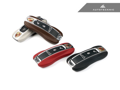 AutoTecknic Leather Key Remote Trim - Porsche - Graveyard Performance