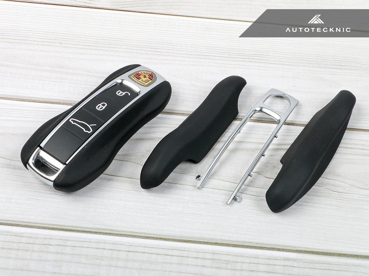 AutoTecknic Leather Key Remote Trim - Porsche - Graveyard Performance