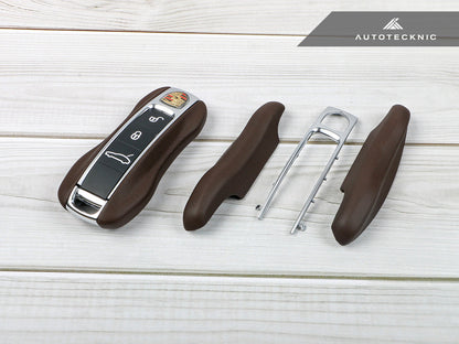 AutoTecknic Leather Key Remote Trim - Porsche - Graveyard Performance