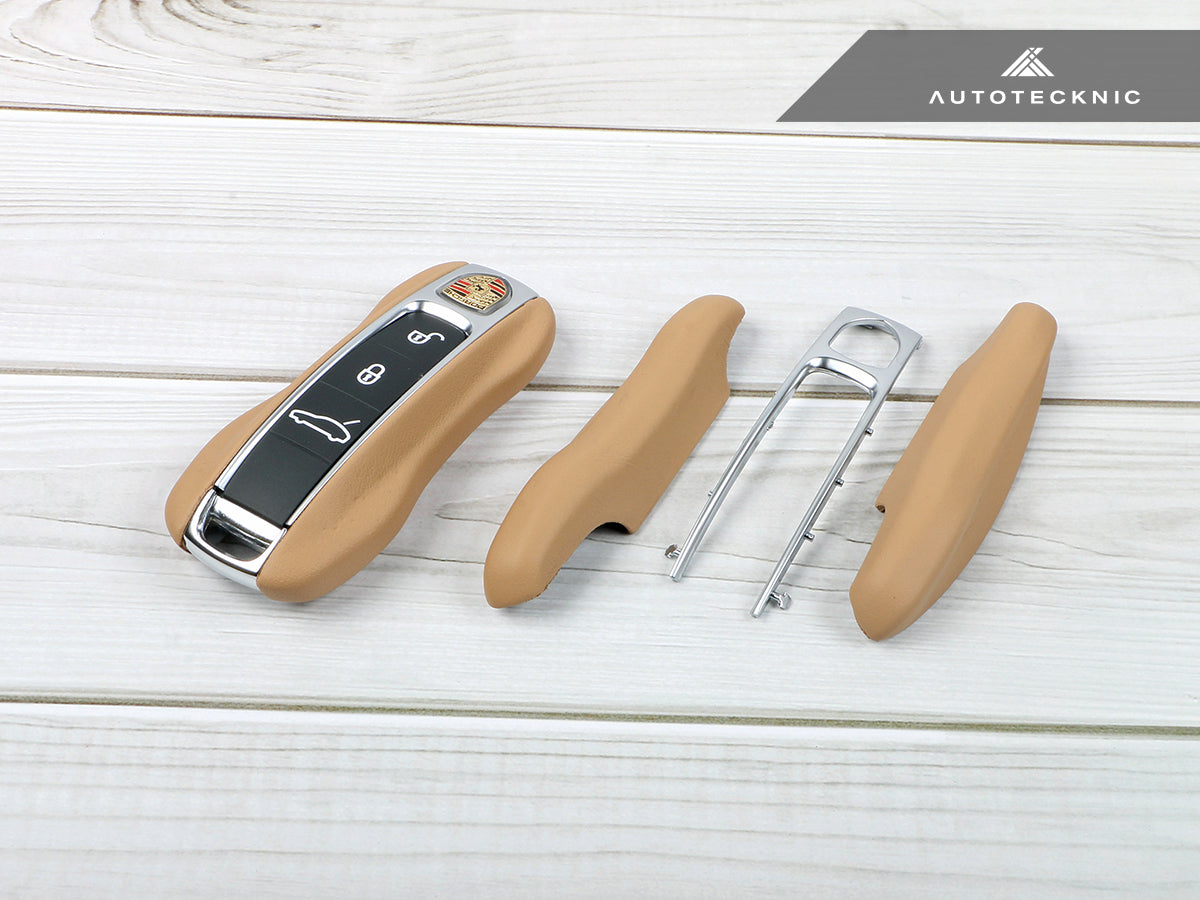 AutoTecknic Leather Key Remote Trim - Porsche - Graveyard Performance