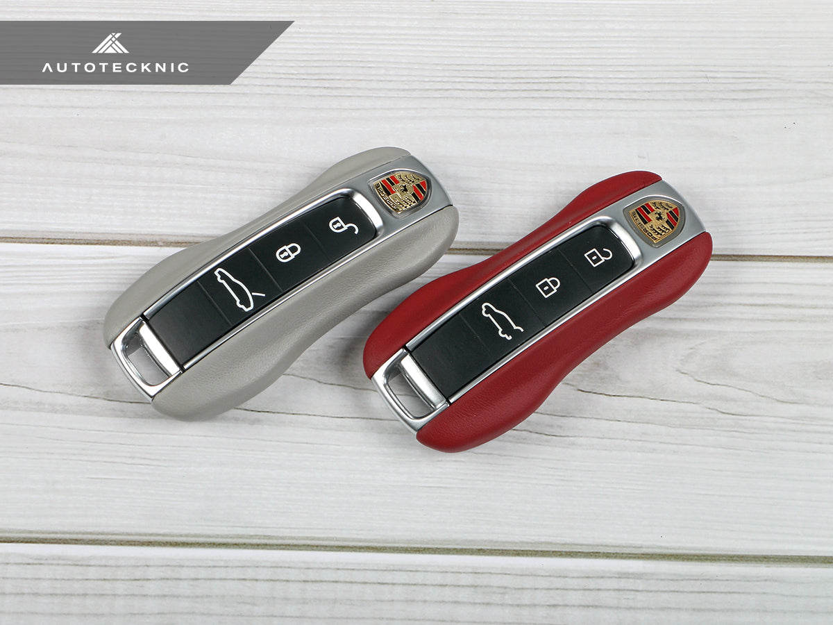 AutoTecknic Leather Key Remote Trim - Porsche - Graveyard Performance