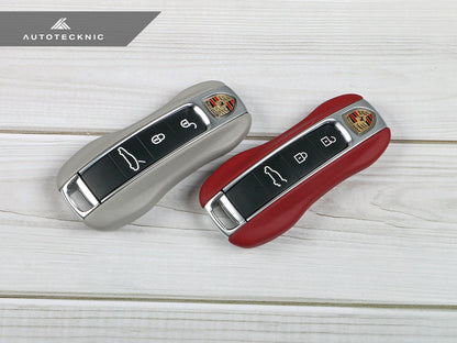 AutoTecknic Leather Key Remote Trim - Porsche - Graveyard Performance