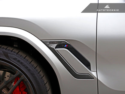 AutoTecknic Dry Carbon Fiber Side Vent Set - F96 X6M - Graveyard Performance