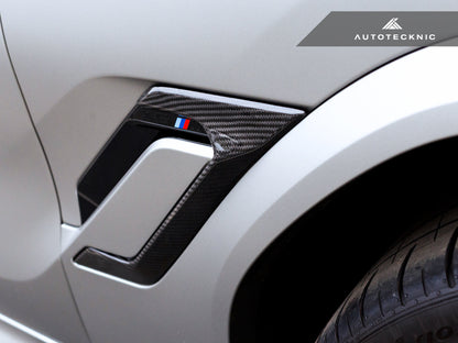 AutoTecknic Dry Carbon Fiber Side Vent Set - F96 X6M - Graveyard Performance