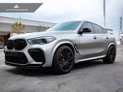 AutoTecknic Dry Carbon Fiber Side Vent Set - F96 X6M - Graveyard Performance