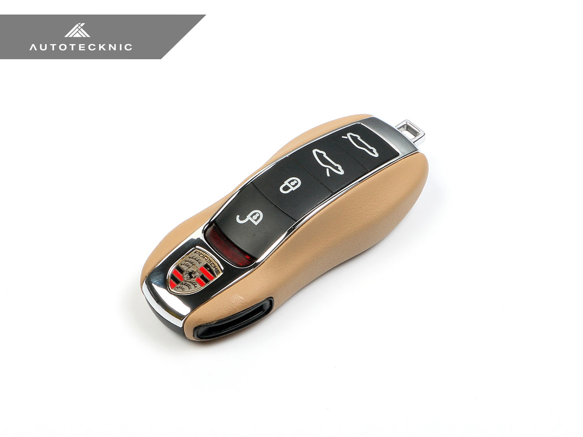 AutoTecknic Leather Key Remote Trim - Porsche - Graveyard Performance
