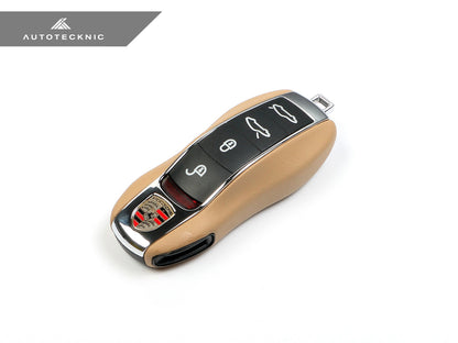 AutoTecknic Leather Key Remote Trim - Porsche - Graveyard Performance