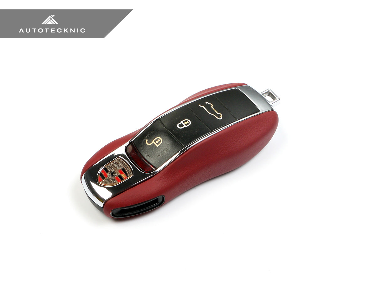 AutoTecknic Leather Key Remote Trim - Porsche - Graveyard Performance