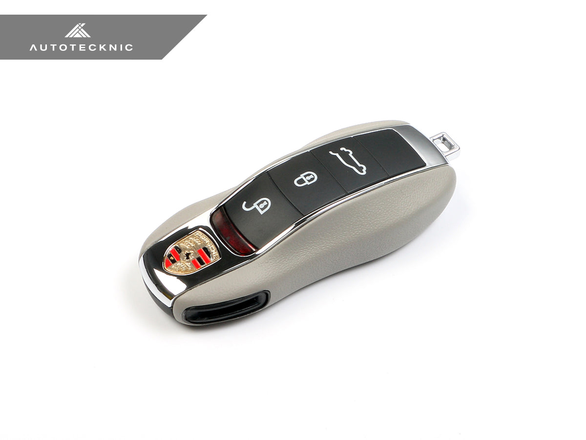 AutoTecknic Leather Key Remote Trim - Porsche - Graveyard Performance