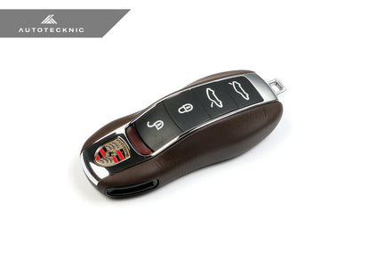 AutoTecknic Leather Key Remote Trim - Porsche - Graveyard Performance