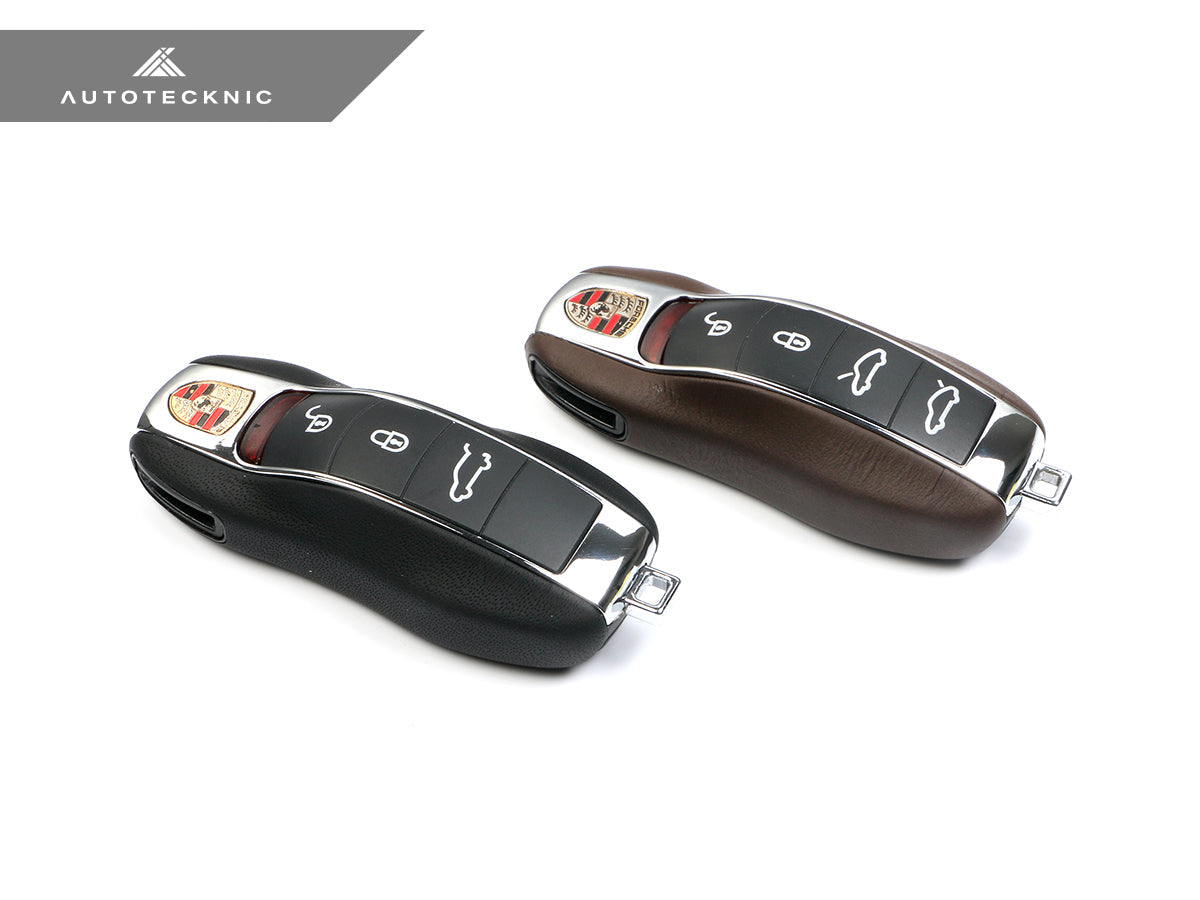 AutoTecknic Leather Key Remote Trim - Porsche - Graveyard Performance