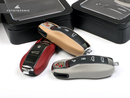 AutoTecknic Leather Key Remote Trim - Porsche - Graveyard Performance