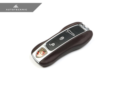 AutoTecknic Leather Key Remote Trim - Porsche - Graveyard Performance