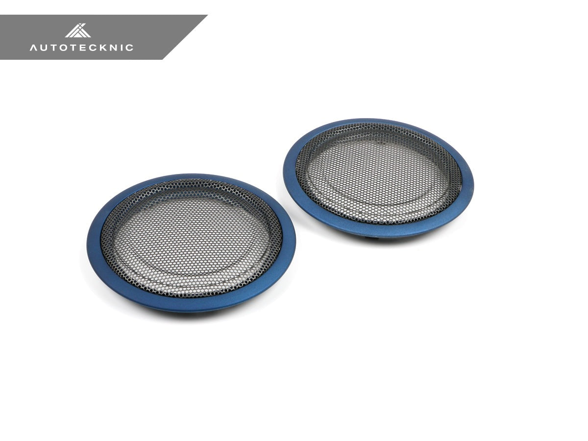 AutoTecknic Door Panel Speaker Mesh Cover Set - BMW F-Chassis - Graveyard Performance