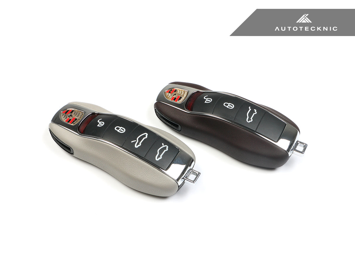 AutoTecknic Leather Key Remote Trim - Porsche - Graveyard Performance