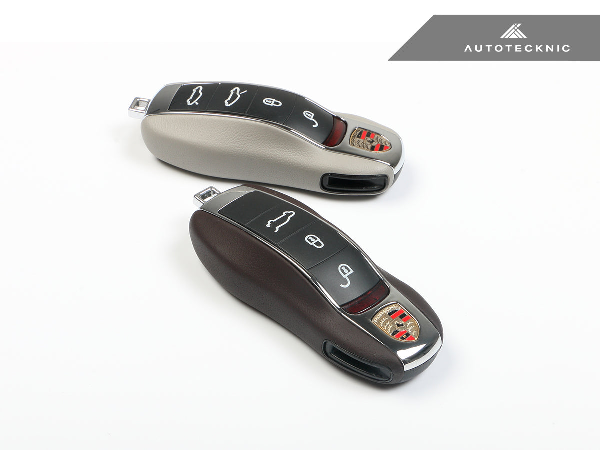 AutoTecknic Leather Key Remote Trim - Porsche - Graveyard Performance