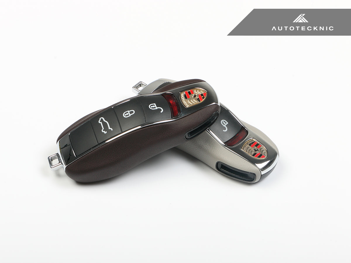 AutoTecknic Leather Key Remote Trim - Porsche - Graveyard Performance