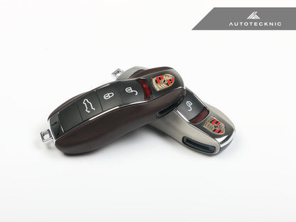 AutoTecknic Leather Key Remote Trim - Porsche - Graveyard Performance