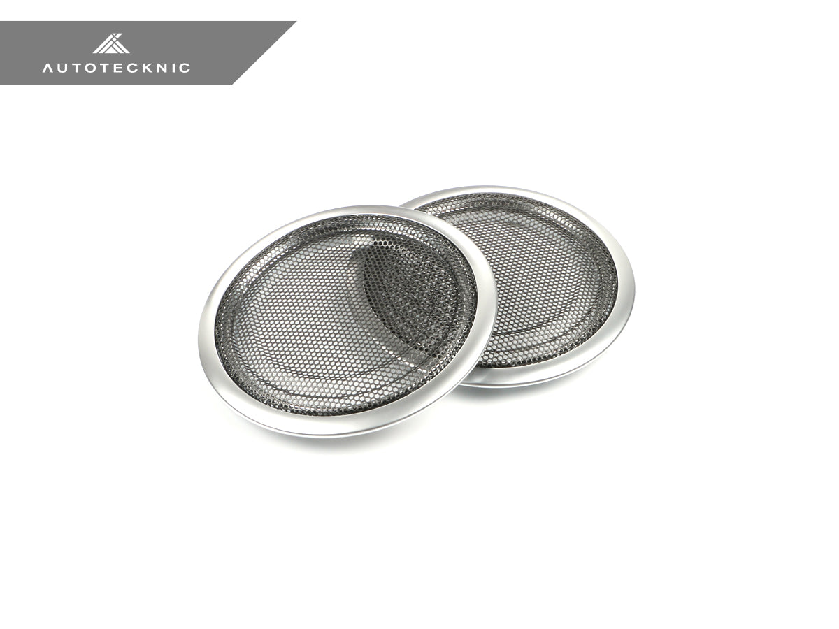 AutoTecknic Door Panel Speaker Mesh Cover Set - BMW F-Chassis - Graveyard Performance
