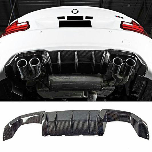 BMW F87 M2 M Type Carbon Fiber Rear Diffuser - Graveyard Performance