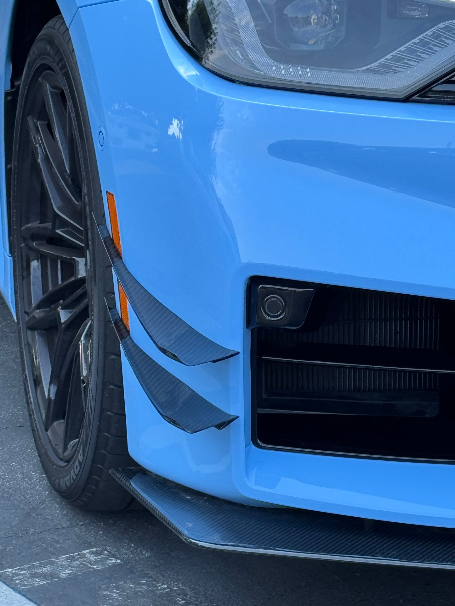 BMW G87 M2 Carbon Fiber Front Bumper Canards 2023-UP