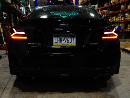 OLM Y-Spec LED Taillights (Smoke Lens  Red Optic) - 2015-2021 WRX / STI