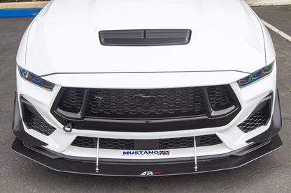 APR Performance Ford Mustang GT S650 Carbon Fiber Front Bumper Canards 2024 - Current (does not fit Dark Horse bumper)