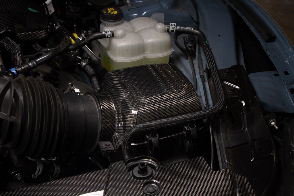 APR Performance Carbon Fiber Ford Mustang S650 Dark Horse Intake Box Top Cover 2024 - Current